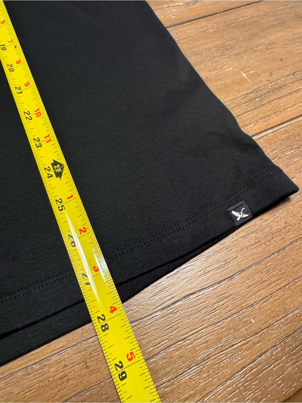 Eddie Bauer Black V-Neck Short Sleeve Tee - Picture 4 of 6